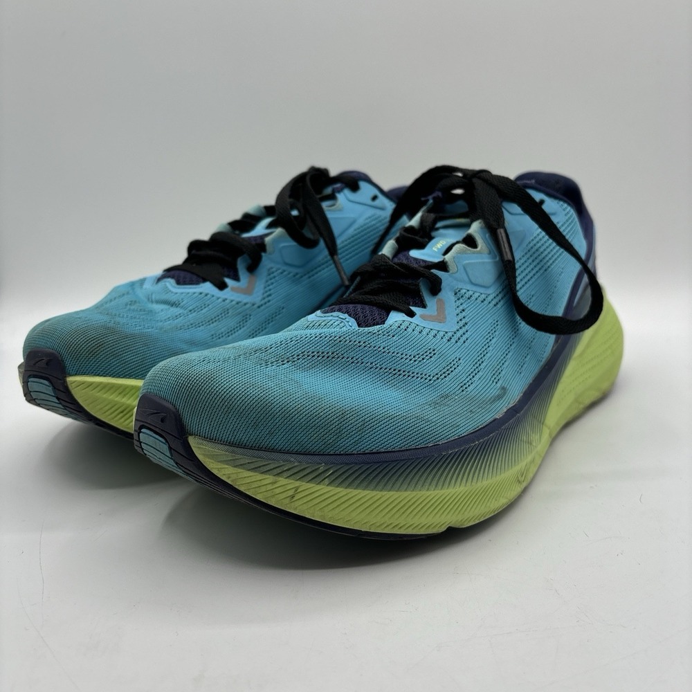 Altra FWD VIA Sneakers Men's 9 Blue Green Athletic Running Walking Shoes READ